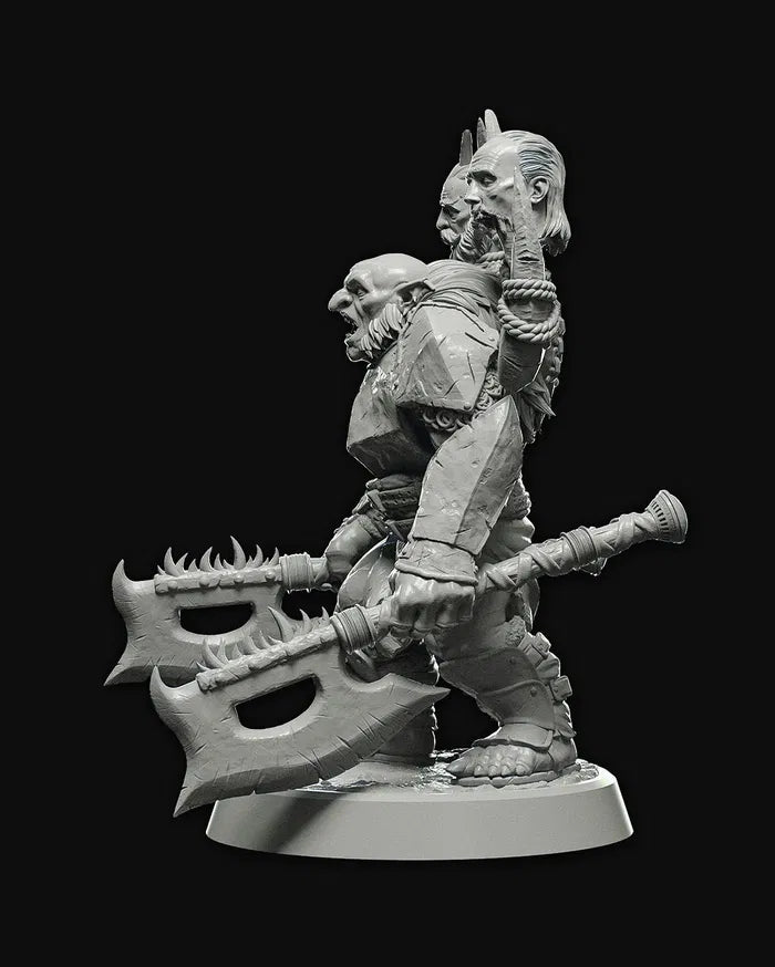 Hobbs, der Goblinoid – Harzminiatur – 32 mm und 75 mm