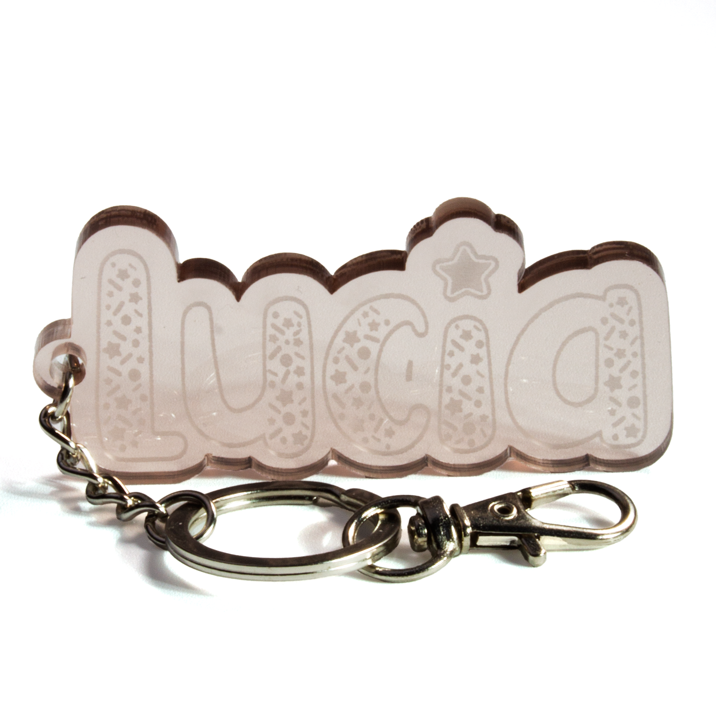 Llavero Personalizado con Nombre en Acrílico – Varios Colores – Ideal para Regalo 🎁