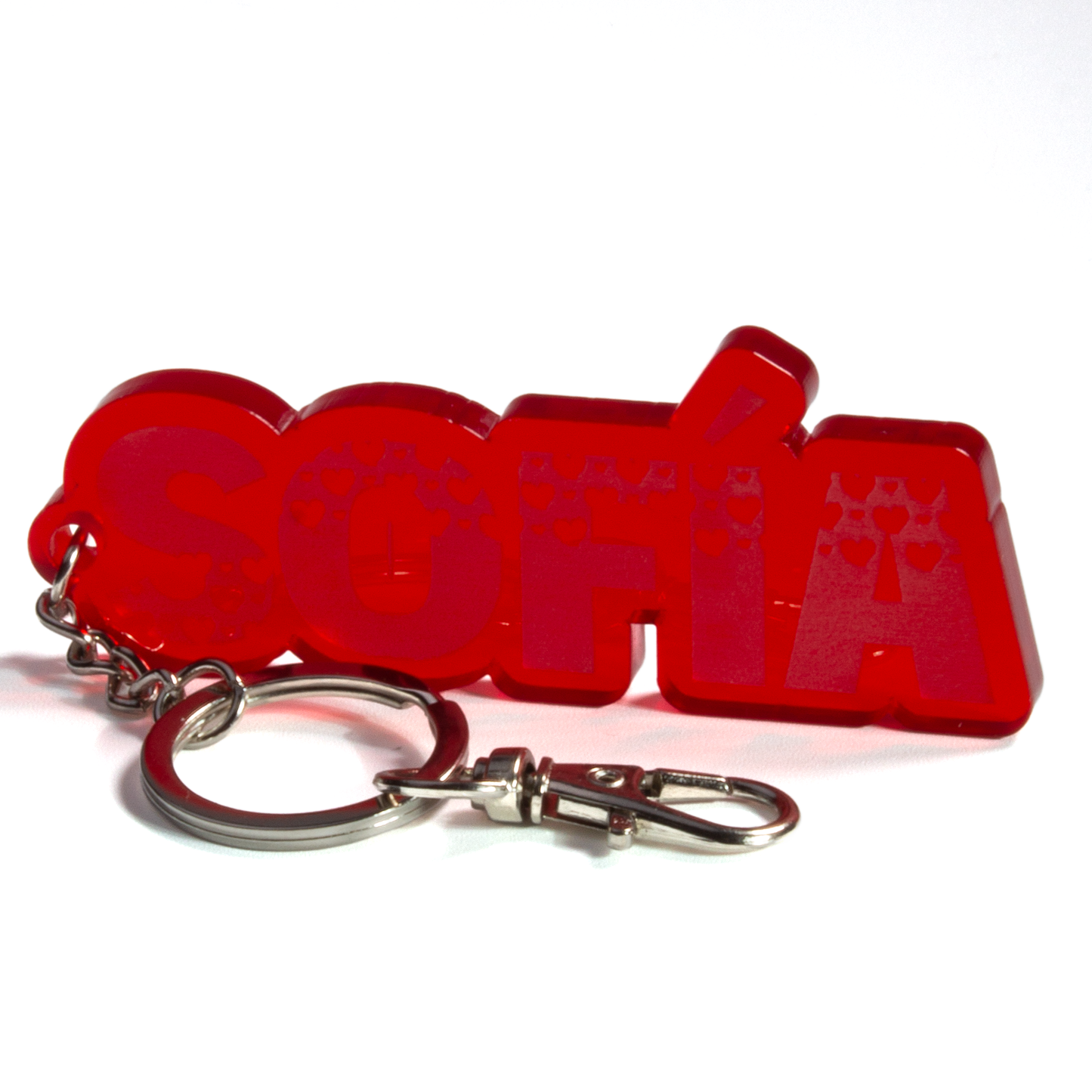 Llavero Personalizado con Nombre en Acrílico – Varios Colores – Ideal para Regalo 🎁