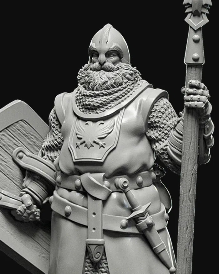 City Guardian 01 – Resin-Miniatur – 32 mm und 75 mm