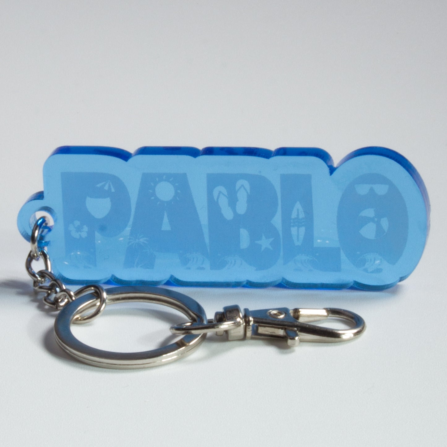 Llavero Personalizado con Nombre en Acrílico – Varios Colores – Ideal para Regalo 🎁