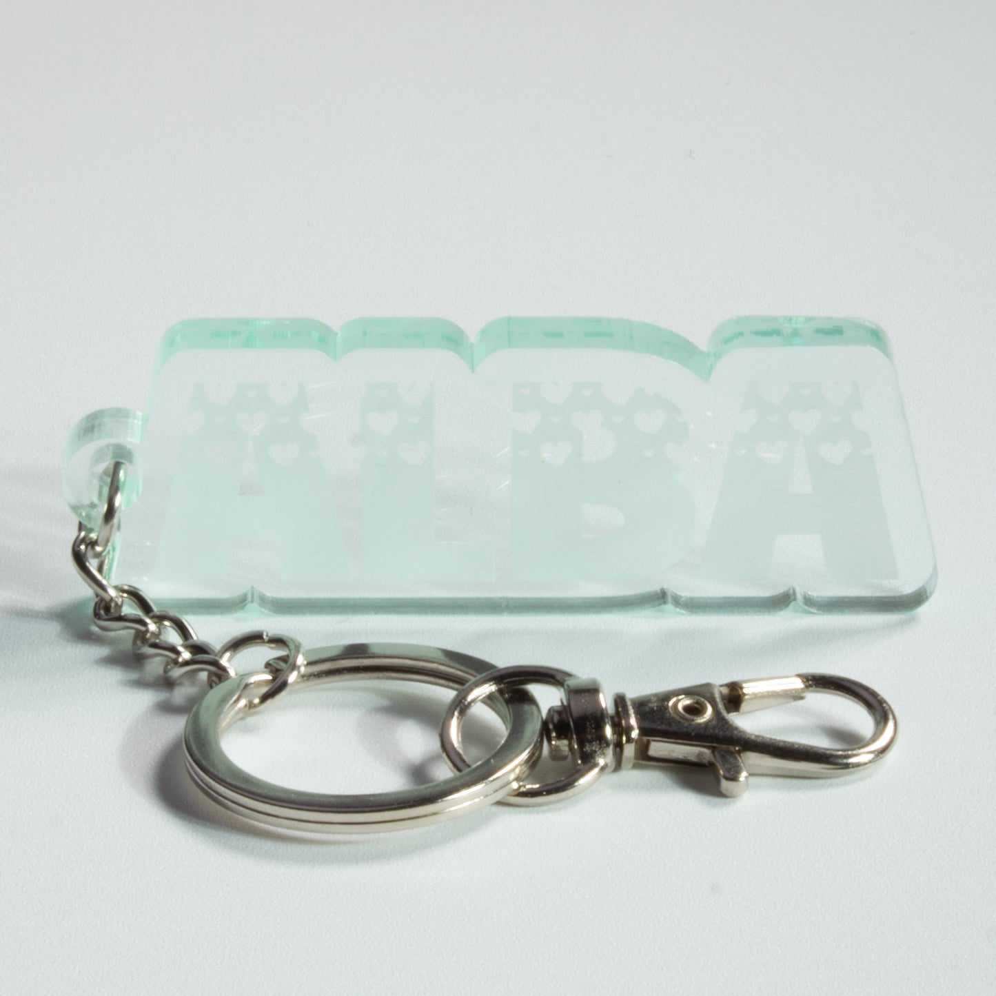 Llavero Personalizado con Nombre en Acrílico – Varios Colores – Ideal para Regalo 🎁