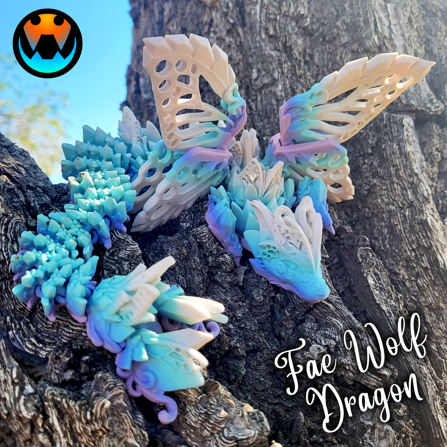 Fae Wolf Dragon - Figura Articulada Exclusiva