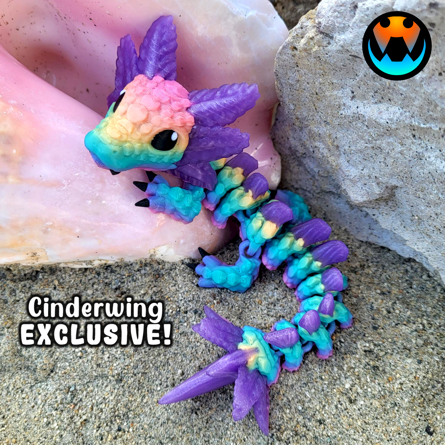 Baby Axolotl Dragons - Figura Articulada Exclusiva