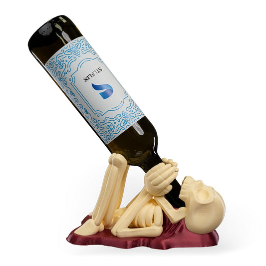 All Spine, No Whine - Sostenedor de Vino en Forma de Esqueleto