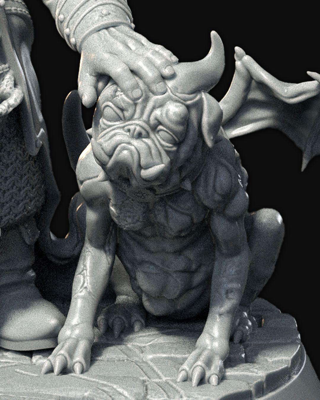 Baern Blackbone - Miniatura de Villano - 32mm y 75mm