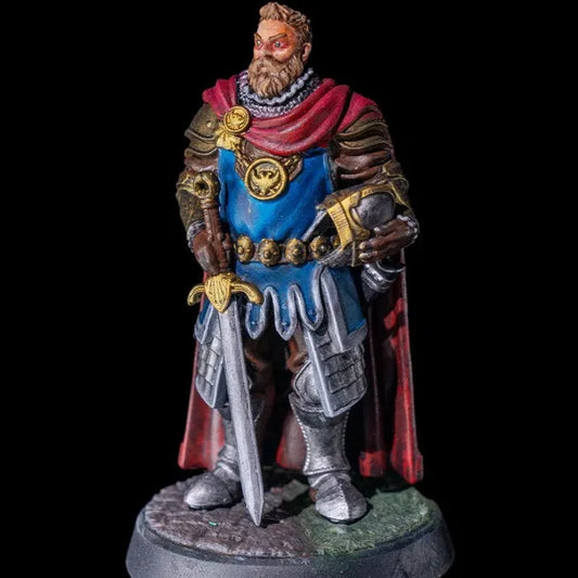 Miniatura de resina de Daario, The Guard Captain sin pintar, diseñada por STLFLIX, en tamaños de 32 mm y 75 mm