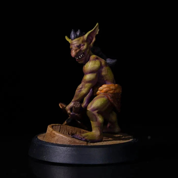 Miniatura Goblin Bárbaro en Resina - 32mm y 75mm