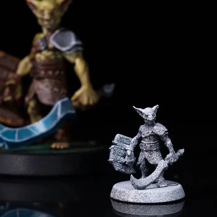 Miniatura de Goblin Guerrero de Resina - 32mm y 75mm