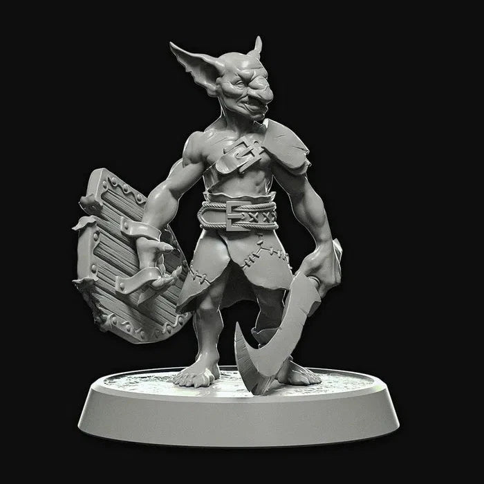 Miniatura de Goblin Guerrero lista para pintar