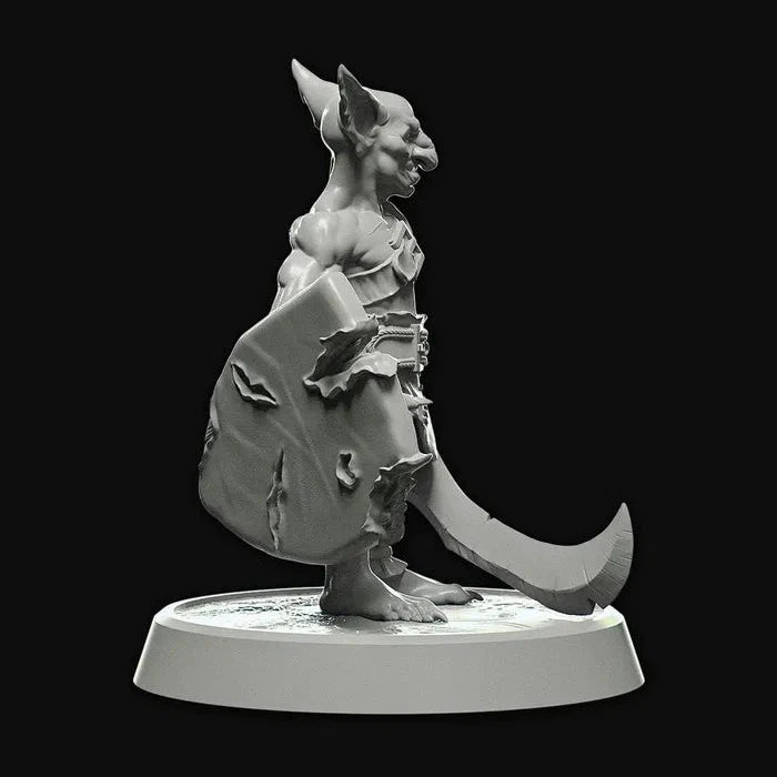 Miniatura de Goblin Guerrero lista para pintar