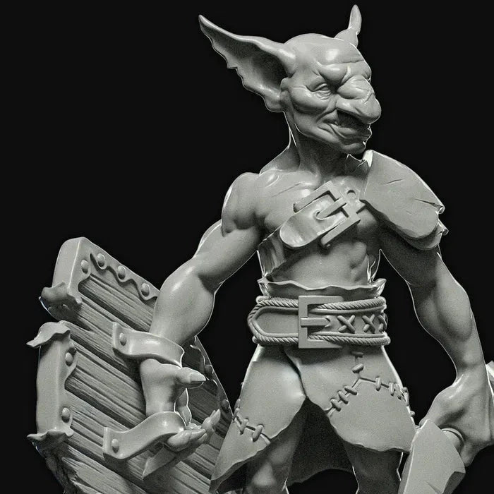 Miniatura de Goblin Guerrero lista para pintar