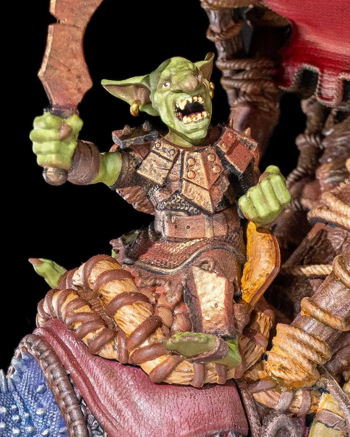 Miniatura de Goblin Barbarian de Resina - 32mm y 75mm