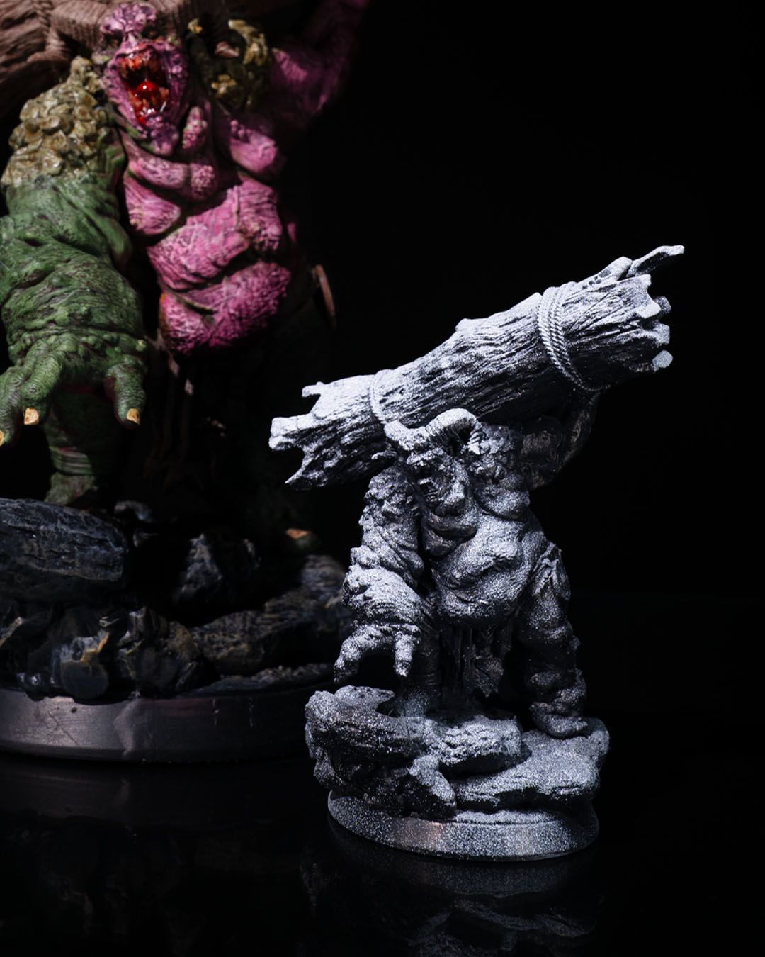 Orthos, el Troll - Miniatura de Resina - 32mm y 75mm