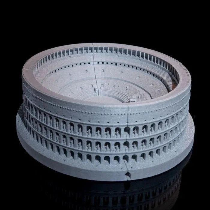 Maqueta del Coliseo Romano - Réplica Arquitectónica de Alta Precisión (37 cm de Ancho)