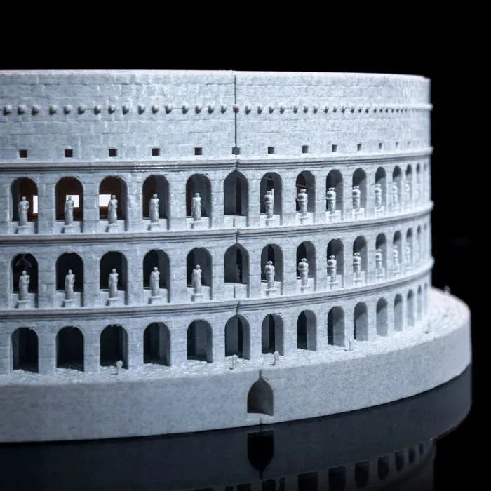 Maqueta del Coliseo Romano - Réplica Arquitectónica de Alta Precisión (37 cm de Ancho)