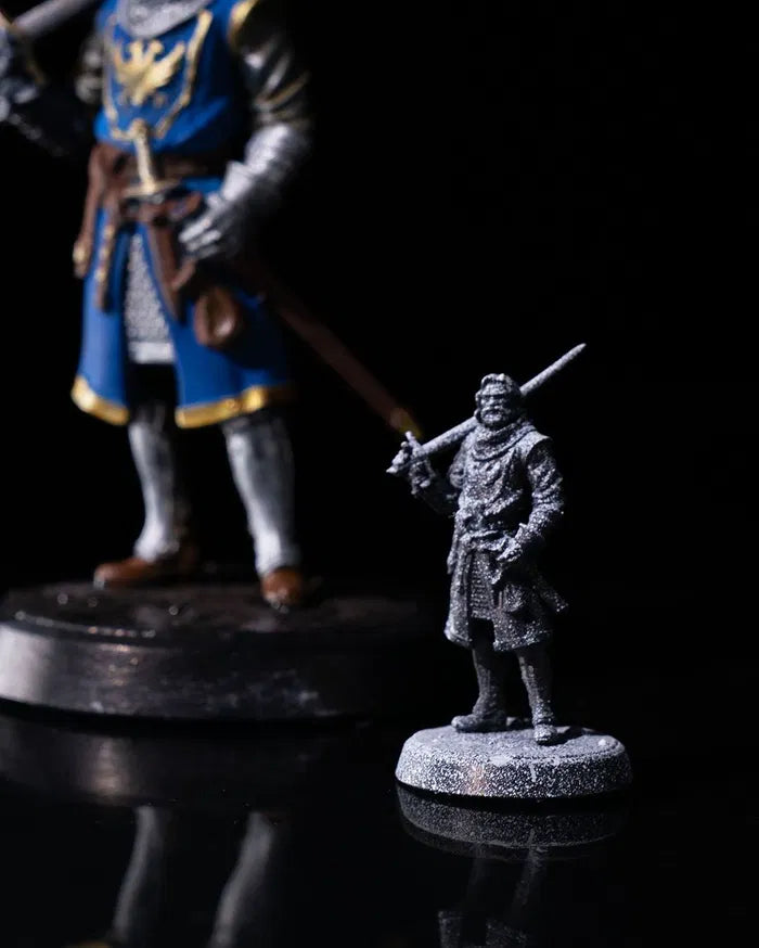 City Guardian 02 without helmet - Unpainted Resin Miniature - 32mm and 75mm