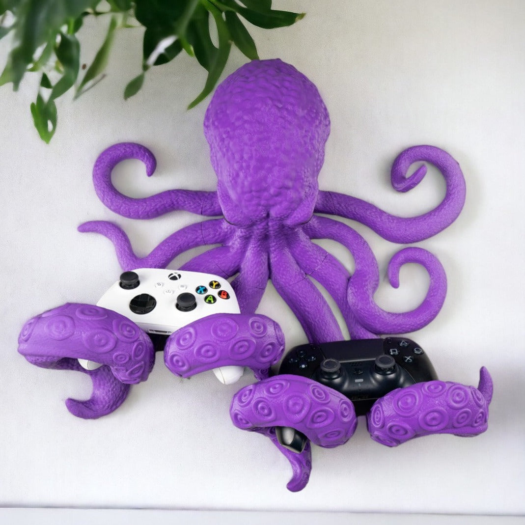 Soporte de Pulpo para Mandos y Audífonos - Organizador de Setup Gaming