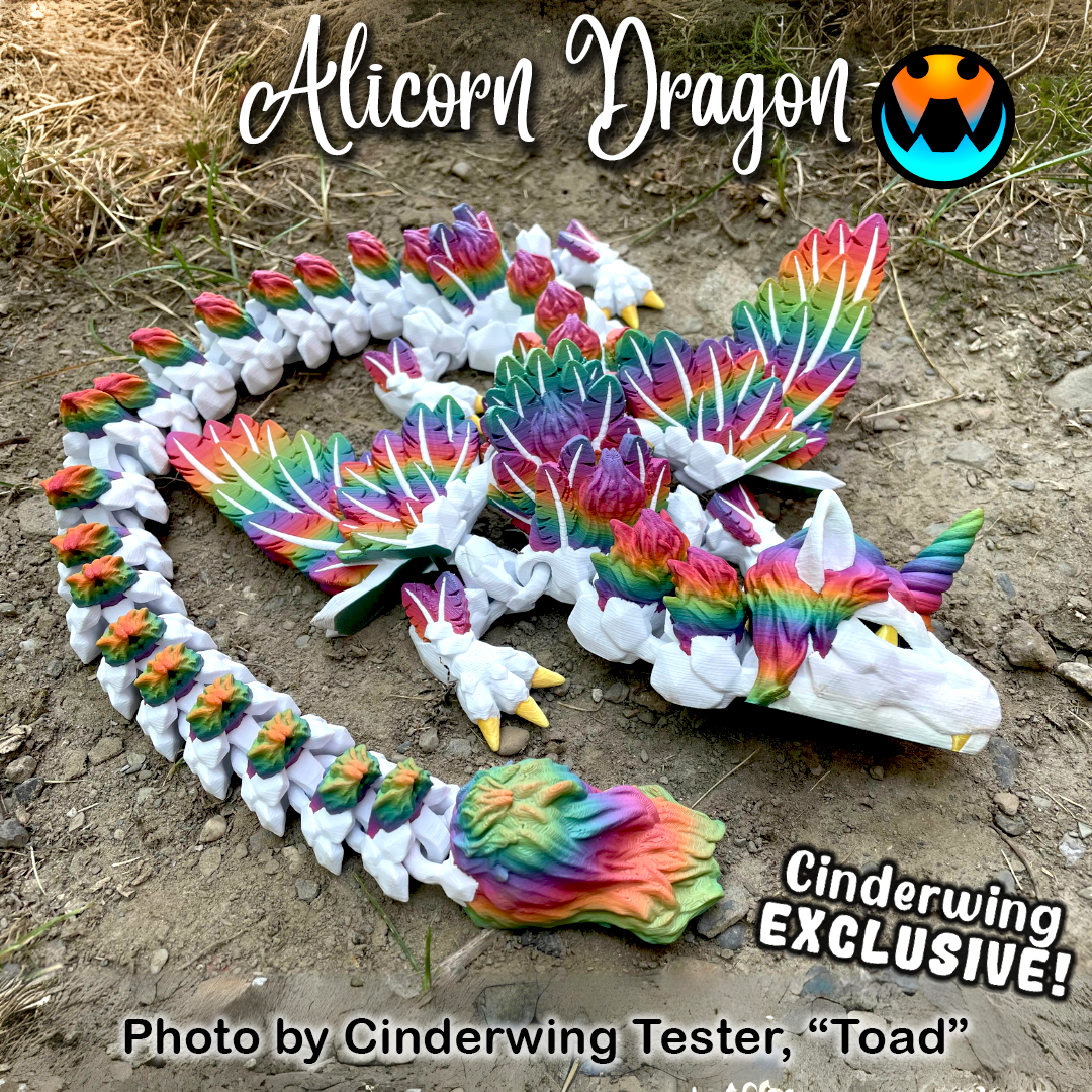 Alicorn Dragon - Figura Articulada Exclusiva